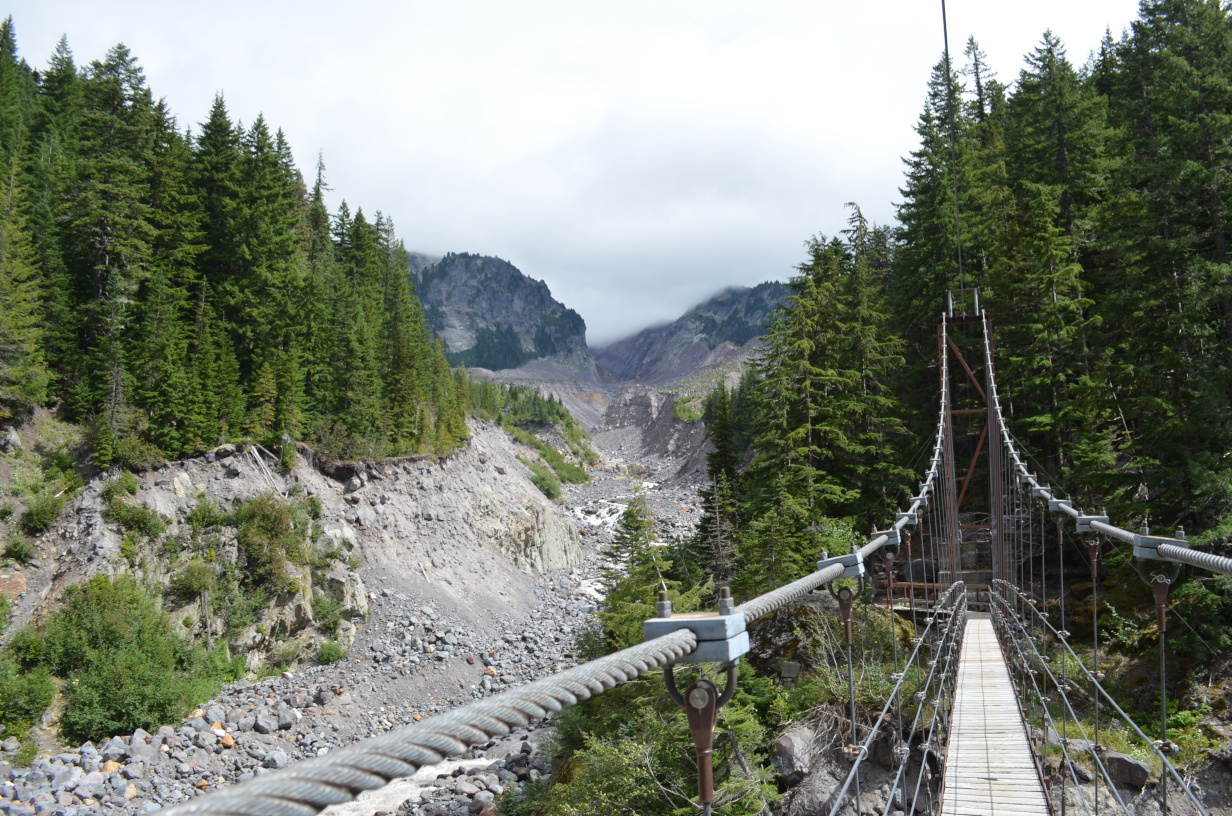 Tahoma suspension bridge, Mt Rainier NP