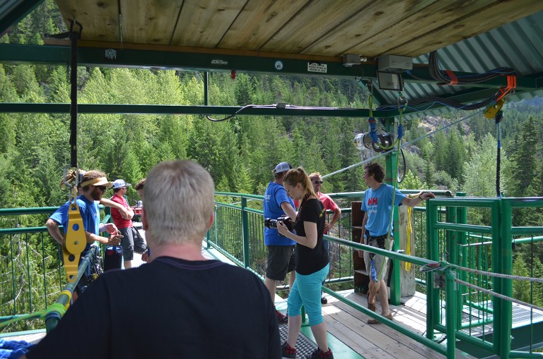 Gazebo on the bridge