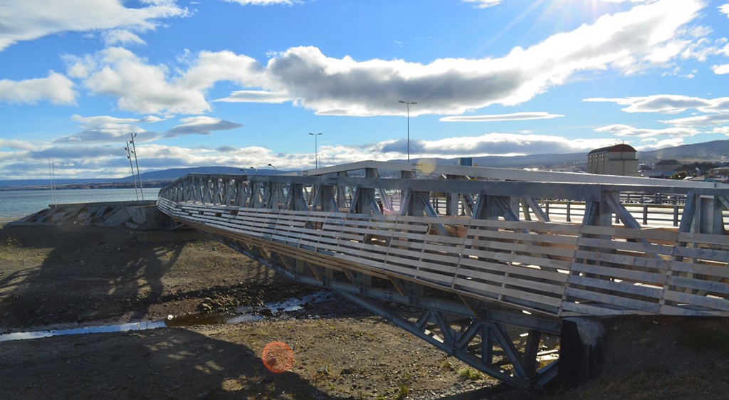 Foot bridge in Punta Arenas