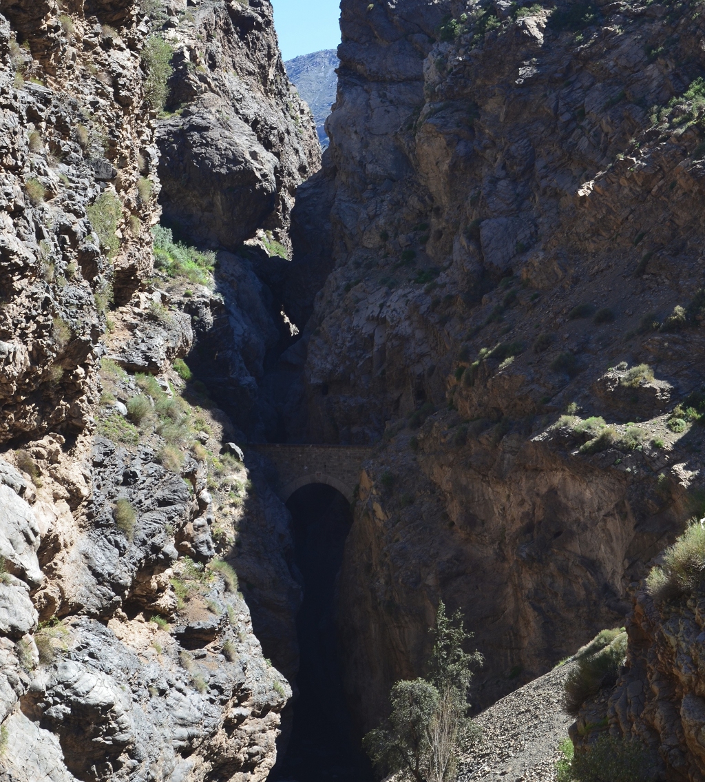 Photo of the Salto del Soldado gorge bridge