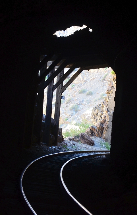 Photo of a railroad tunnel