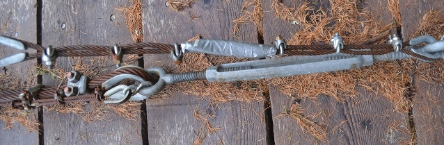 Duct tape on Ole Creek Bridge