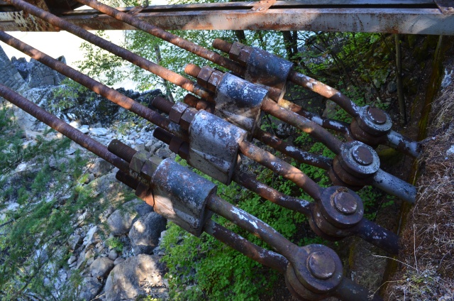 Anchor for suspension bridge